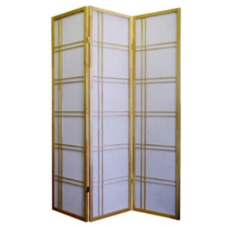 Ore Furniture Ore Furniture R542NA Girard 3-Panel Room Divider - Natural R542NA